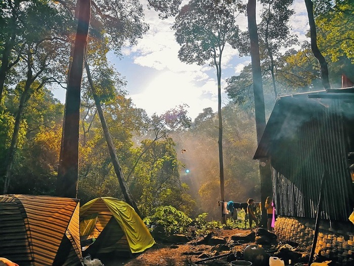 trekking Bù Gia Mập 2N1Đ dựng lều trại