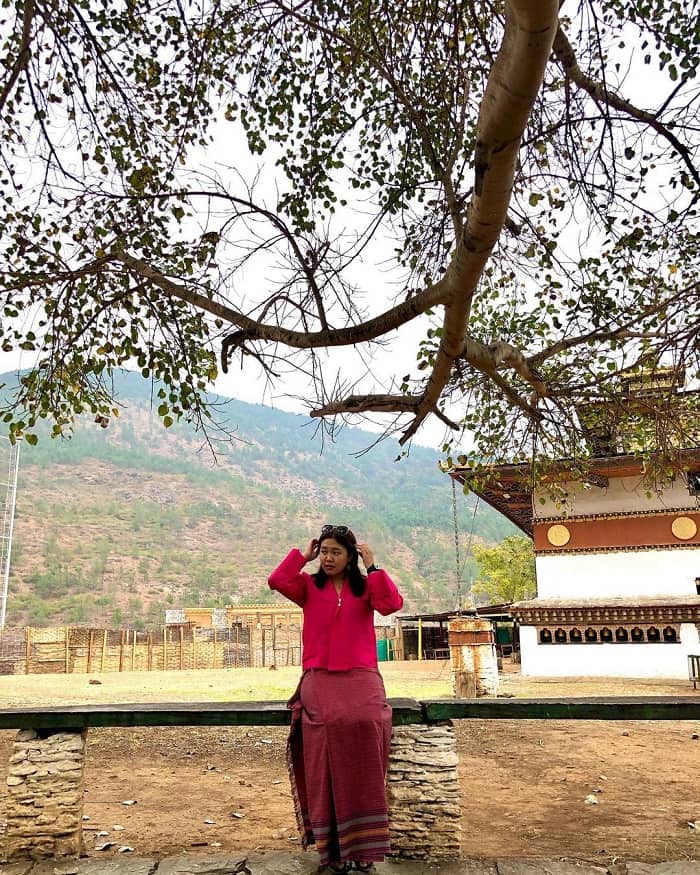 Check in ở tu viện Chimi Lhakhang Bhutan