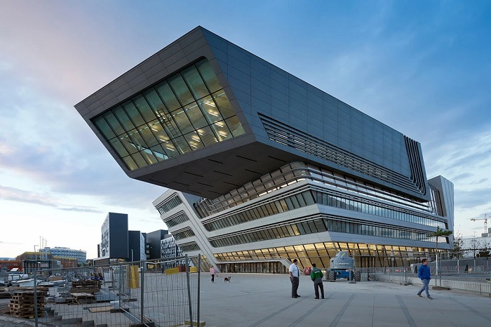 Thư viện và Trung tâm Học liệu tại WU - công trình kiến trúc đương đại ở Vienna