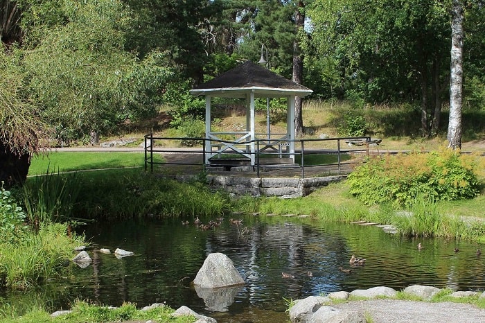 Công viên Djäkneberget ở thành phố Vasteras Thuỵ Điển