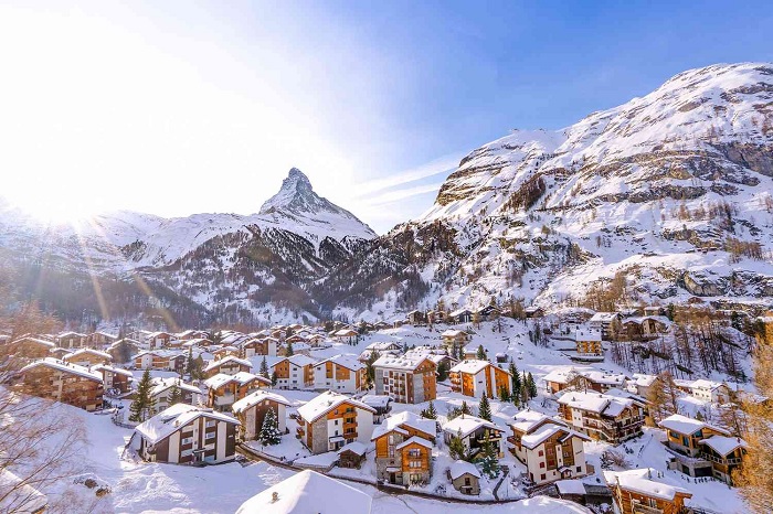 khu trượt tuyết Zermatt