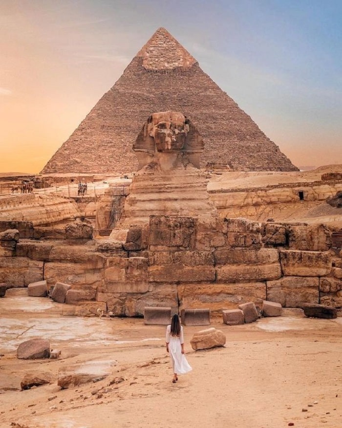Tượng Nhân sư vĩ đại là  kỳ quan ở Ai Cập nhất định phải đặt chân đến 1 lần