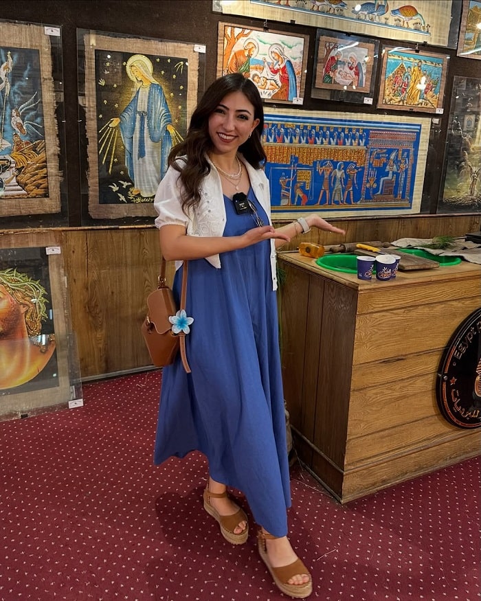 Check in viện Papyrus Ai Cập