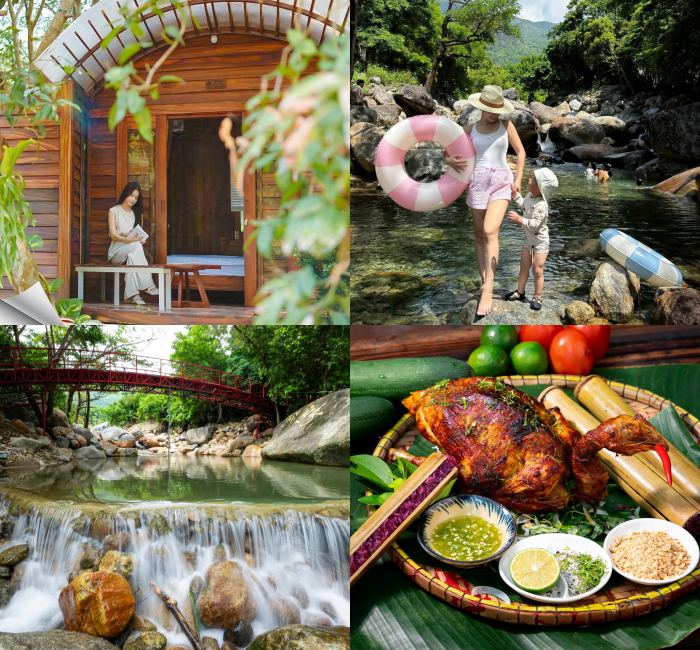 điểm du lịch trốn nóng ở Đà Nẵng Suối Lương - Hai Van Park