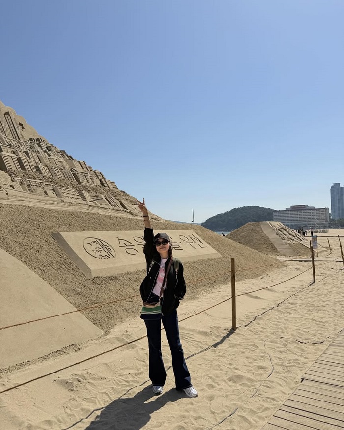 Tham gia lễ hội cát Haeundae là trải nghiệm thú vị tại bãi biển Haeundae