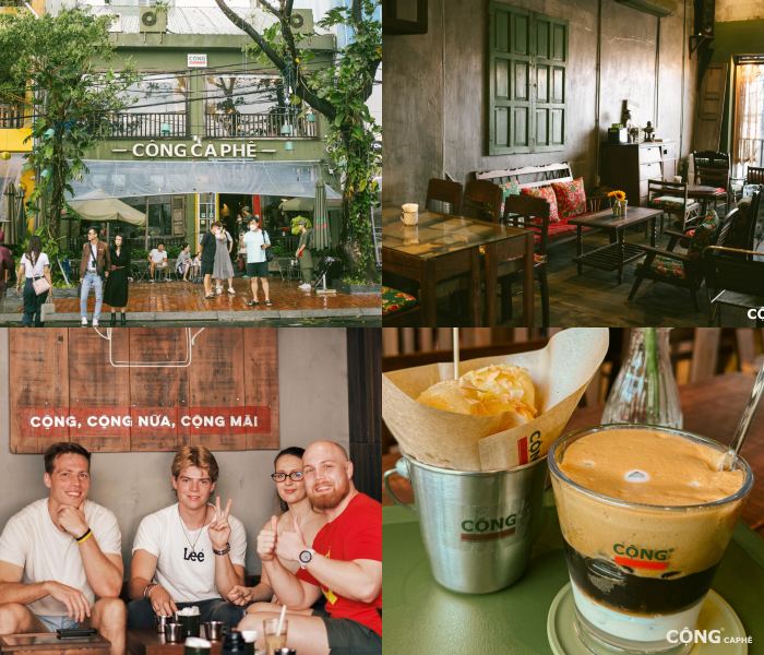 quán cafe mở xuyên đêm ở Đà Nẵng Cộng cà Phê