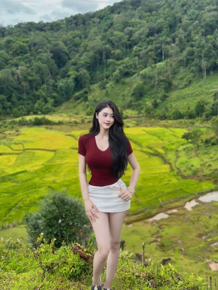 địa điểm chụp ảnh mùa lúa vàng Măng Đen