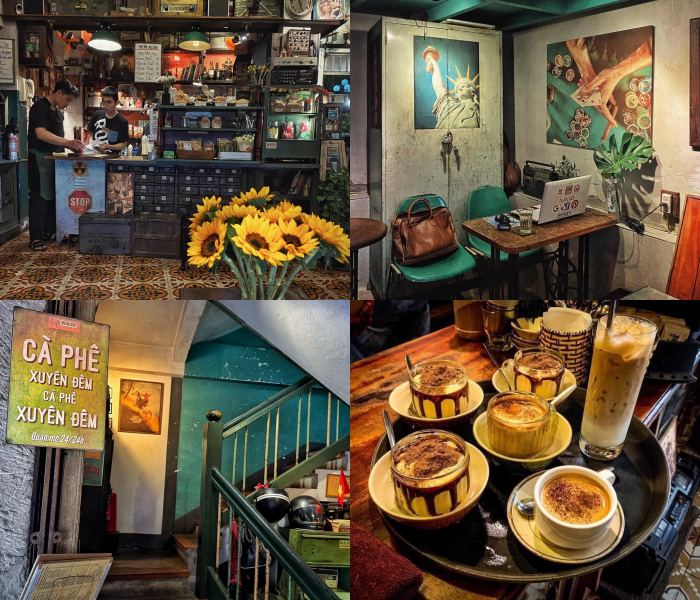 quán cafe mở xuyên đêm ở Đà Nẵng Nam Coffee