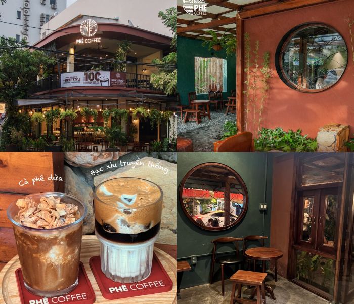 quán cafe mở xuyên đêm ở Đà Nẵng Phê Coffee