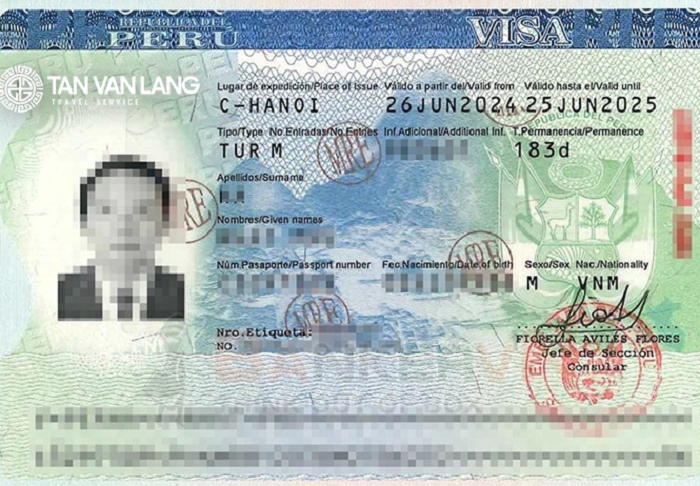 Visa Peru - visa tạm trú
