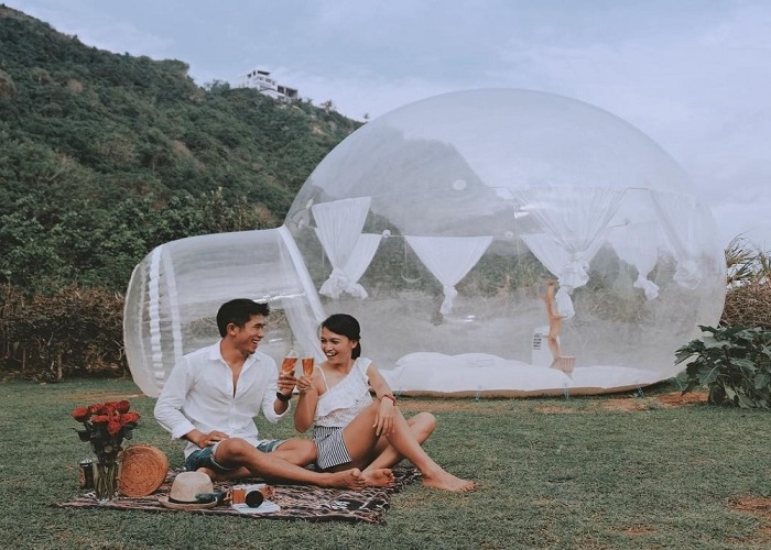 căn phòng bong bóng Bali 