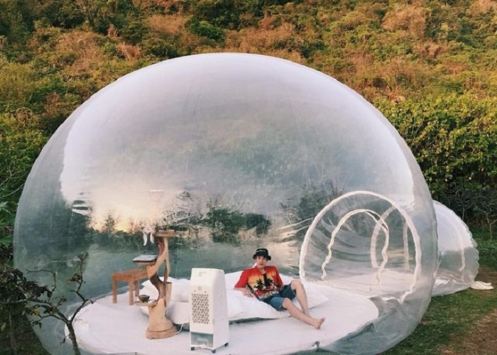 căn phòng bong bóng Bali 