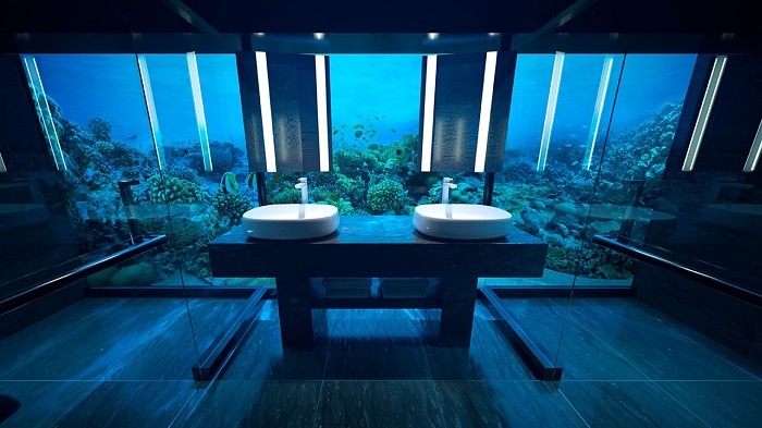 Tận mắt chiêm ngưỡng khách sạn dưới nước ở Maldives có giá 50 nghìn USD một đêm
