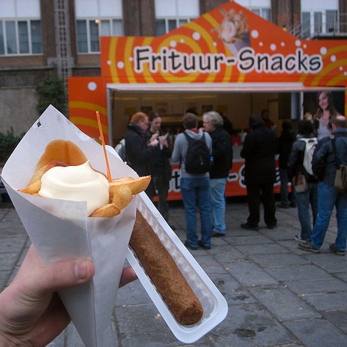 Món ăn đường phố ở Brussels