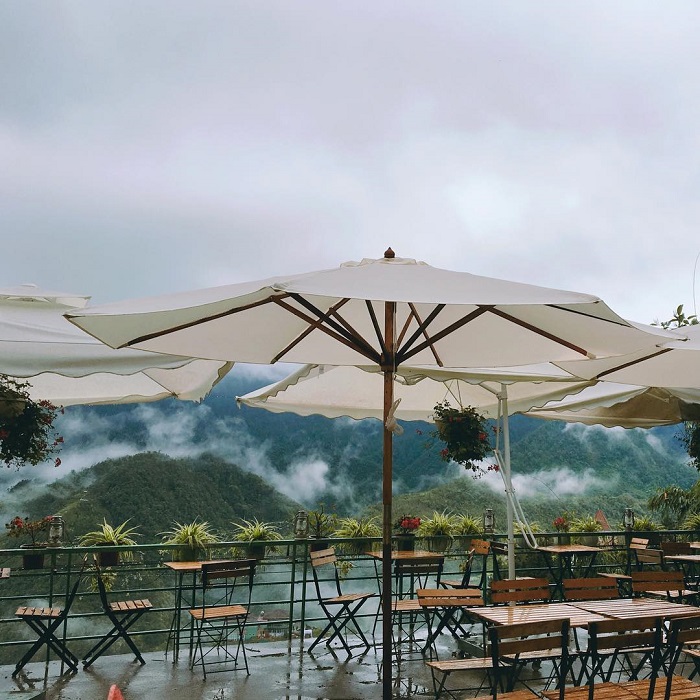 quán cafe tại Sapa có view ngắm mây