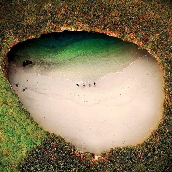 Bãi biển Hidden Beach Mexico – thiên đường bí ẩn đầy mê hoặc 
