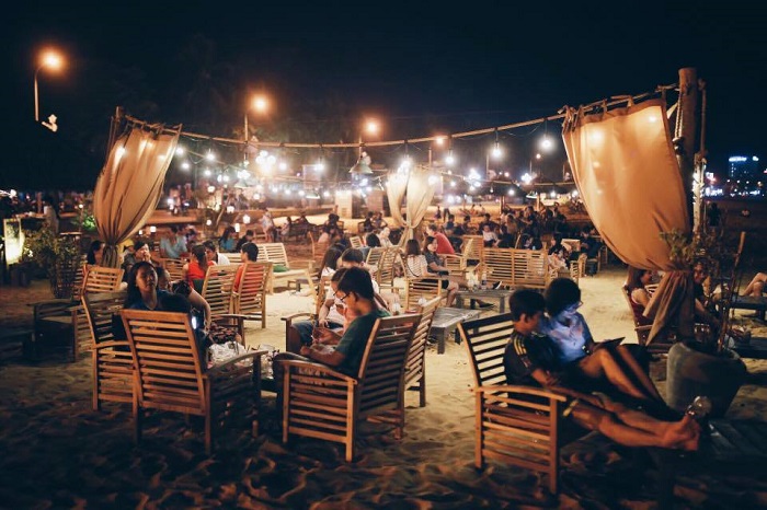 Evening beach coffee - Night fun venue in Quy Nhon
