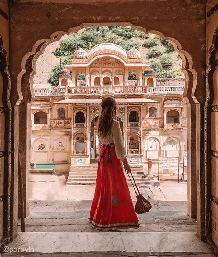Đền Galtaji - 'ngôi đền Khỉ' độc đáo ở Jaipur Ấn Độ