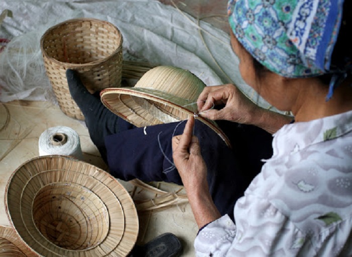 Nghề đan mũ - Làng nghề ở Thái Bình