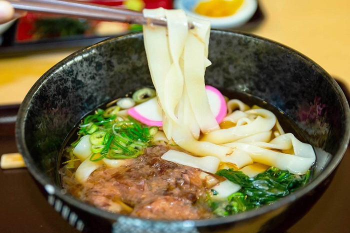 Kishimen Udon - Nagoya Cuisine