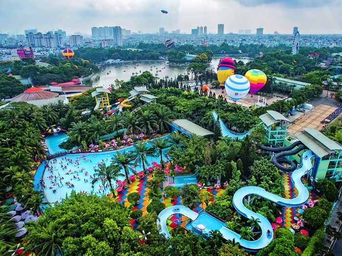 Khu du lịch gần Sài Gòn có hồ bơi - công viên Đầm Sen