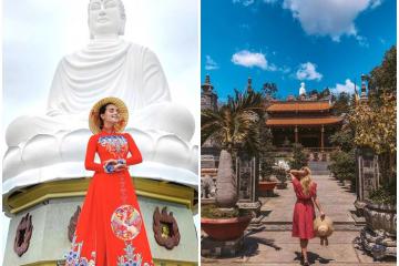 Về Nha Trang nhớ ghé chùa Long Sơn check-in bức tượng Phật trắng độc nhất vô nhị 