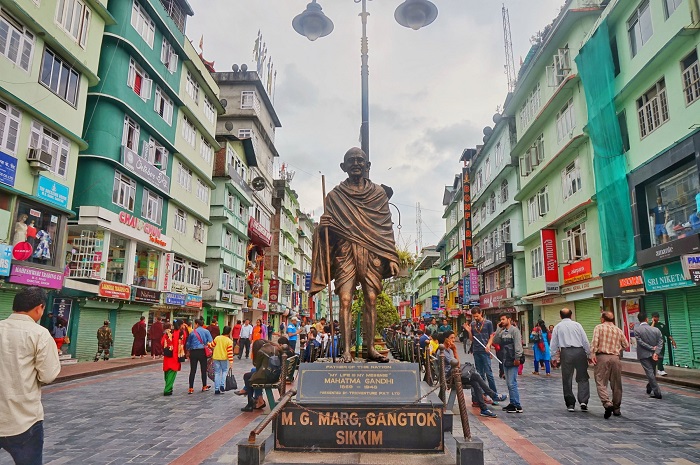 Đường MG Marg - địa điểm du lịch Gangtok