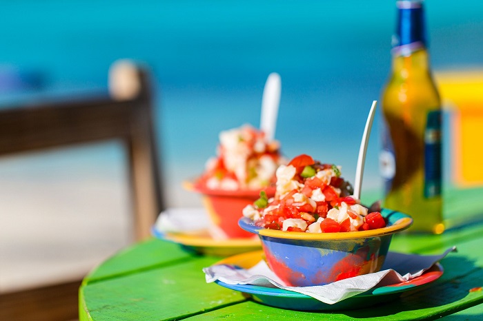 Salad ốc xà cừ  - Ẩm thực Bahamas