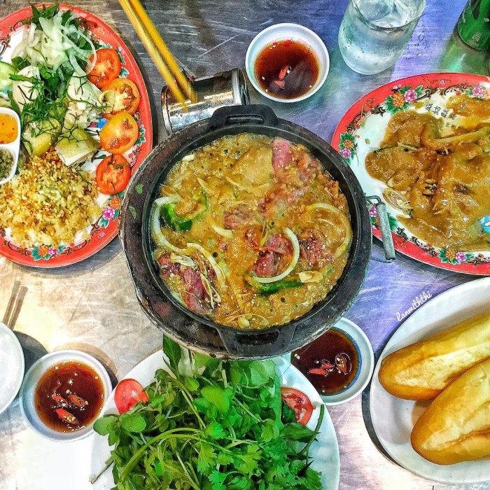 Bò nhúng me Cà Te Quán quán ăn nổi tiếng ở Buôn Ma Thuột 