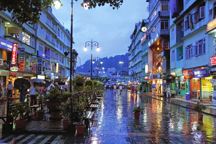 Con phố nhộn nhịp nhất ở thủ đô Gangtok - địa điểm du lịch Gangtok