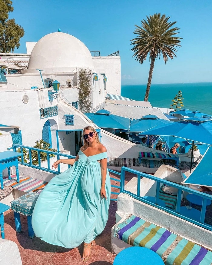 Vẻ đẹp thần tiên ở thị trấn Sidi Bou Said Tunisia