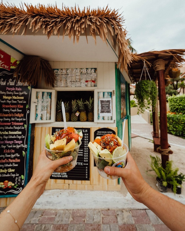 Món ăn trên đảo Aruba - trải nghiệm du lịch đảo Aruba