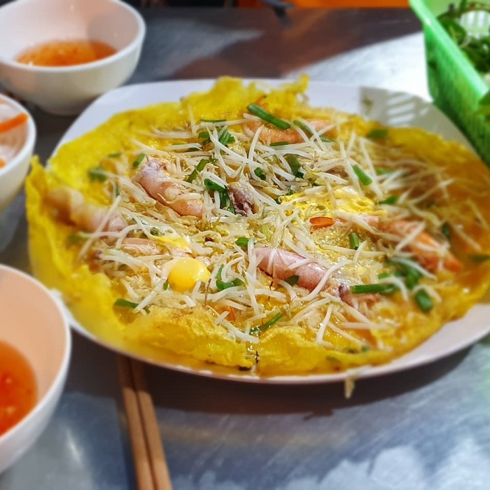 Ba Map pancakes - delicious restaurant in Soc Trang