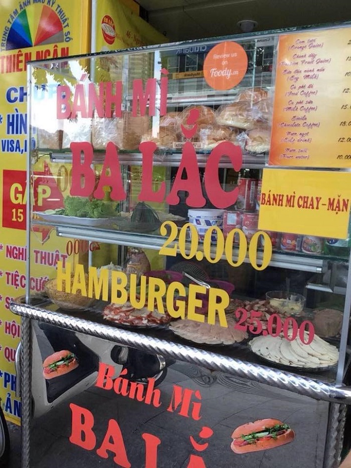 Những quán bánh mì ngon ở Sài Gòn - Bánh mì Ba Lắc