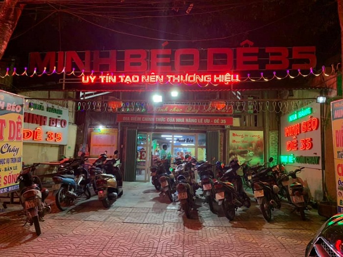 quán thịt dê ngon ở Ninh Bình - nhà hàng Minh Béo