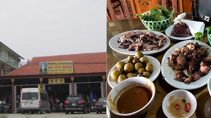 Delicious goat meat restaurant in Ninh Binh - Phu De restaurant Ma Yen Quan
