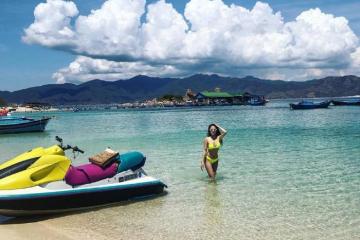 Bãi Nhà Cũ Nha Trang - bãi tắm quyến rũ nhất trên đảo Bình Ba
