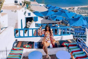 Thị trấn Sidi Bou Said Tunisia xinh đẹp ngất ngây trong gam màu xanh trắng