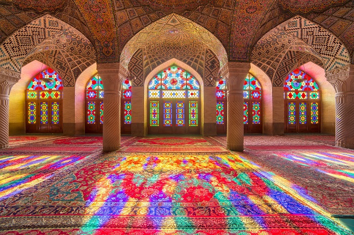 Nhà thờ Masjed-e Nasir Al-Molk ở Shiraz - kinh nghiệm du lịch Iran