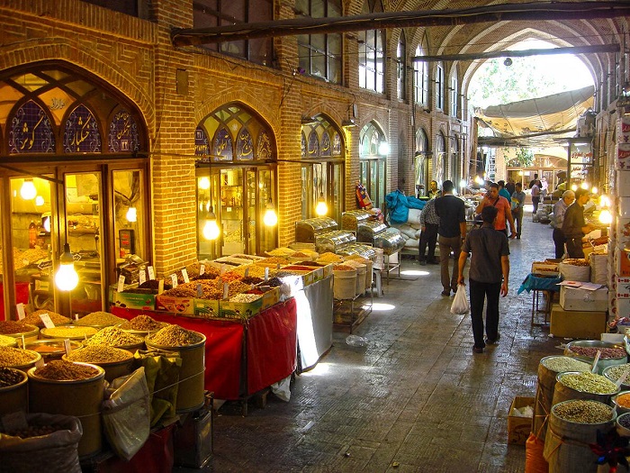 Grand Bazaar ở Iran. - kinh nghiệm du lịch Iran