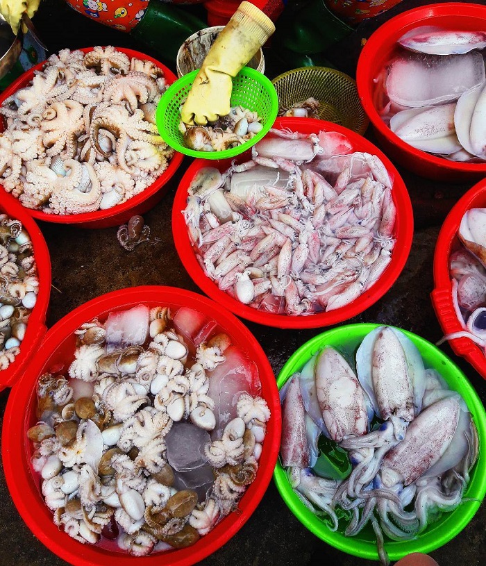 kinh nghiệm mua hải sản ở chợ Xóm Lưới Vũng Tàu 