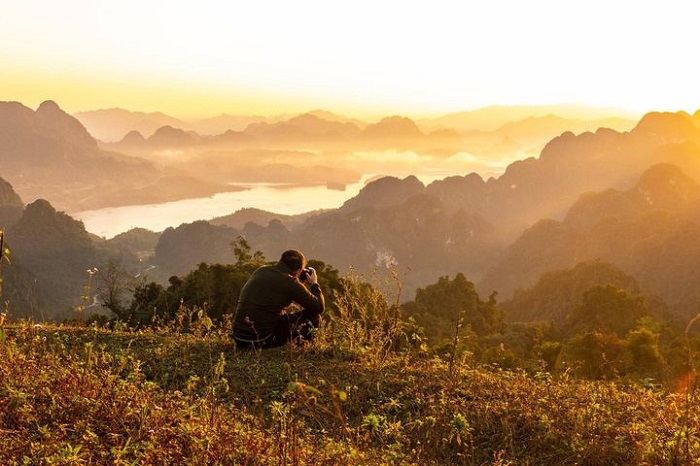 what to do in Mai Chau - watch the sunset of Ba Khan