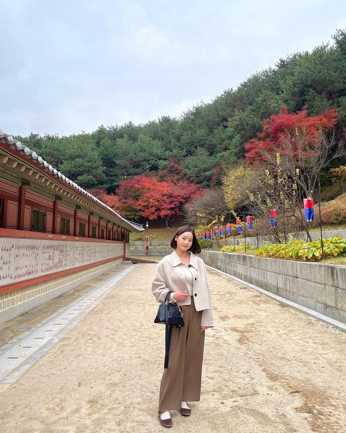Check in ở cung điện Hwaseong Haenggung Hàn Quốc