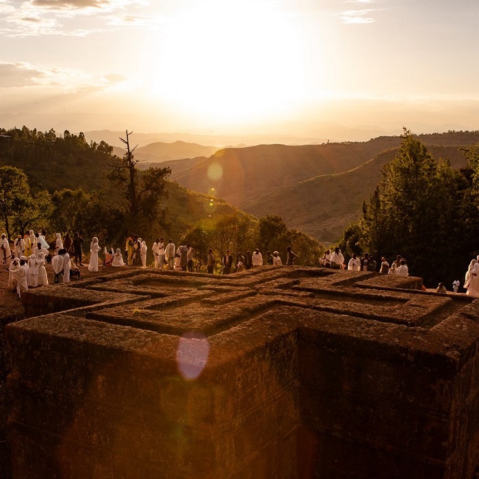 Nhà thờ ở Lalibela cũng là di sản nổi tiếng ở châu Phi thu hút du khách