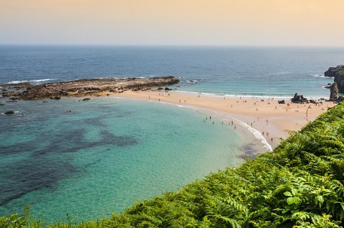 Bãi biển Amio, Pechon -  những bãi biển đẹp nhất Tây Ban Nha