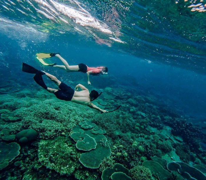Lặn biển là hoạt động hấp dẫn ở đảo Mantanani Malaysia