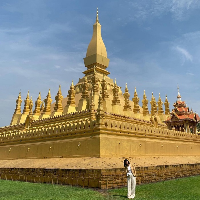 Pha That Luang là ngôi chùa đẹp ở châu Á mà bạn nên viếng thăm