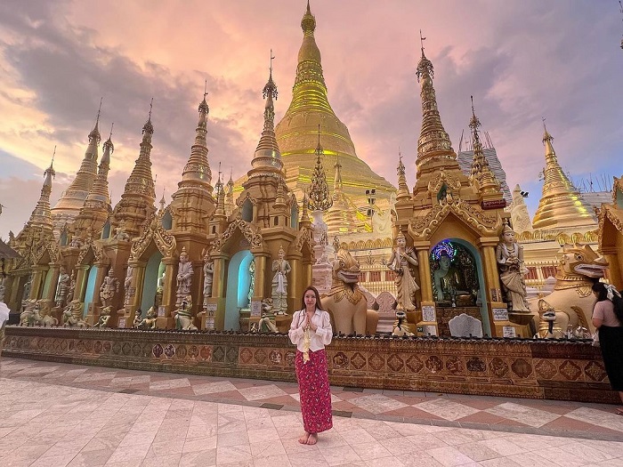 Shwedagon là ngôi chùa đẹp ở châu Á nằm tại Myanmar