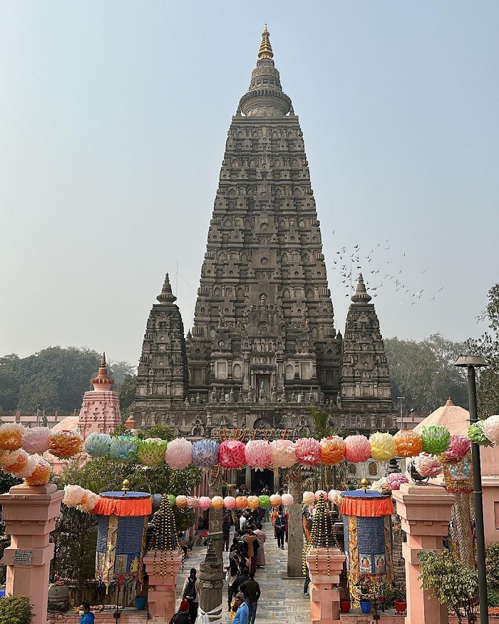 Mahabodhi là ngôi chùa đẹp ở châu Á nằm tại Ấn Độ