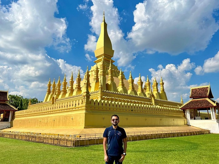 Pha That Luang là ngôi chùa đẹp ở châu Á nằm tại Lào